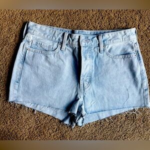 Denim shorts- high rise
